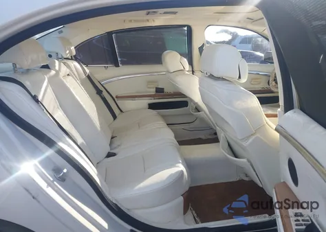 2007 BMW 750Li z USA, uszkodzony, nr VIN WBAHN83547DT65730